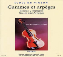 Hauchard - gammes et arpèges violon