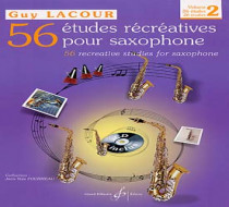 LACOUR - 56 études récreatives vol 2 + CD