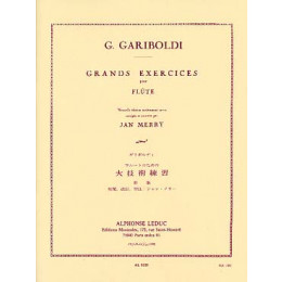GARIBOLDI - Grands Exercices Op 139 - Flûte