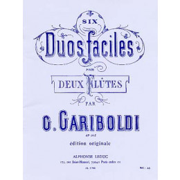 GARIBOLDI 6 duos faciles- 2 flutes