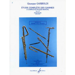 GARIBOLDI  Etude complète des gammes  Flûte