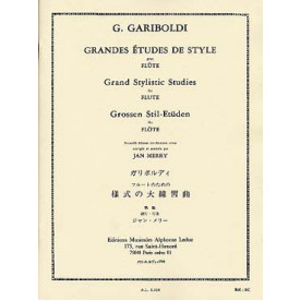 GARIBOLDI - Grandes études de style flûte