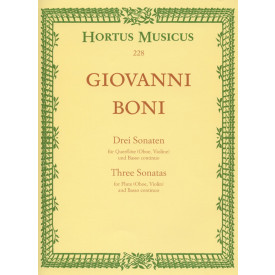 GIOVANNI BONI 3 sonates